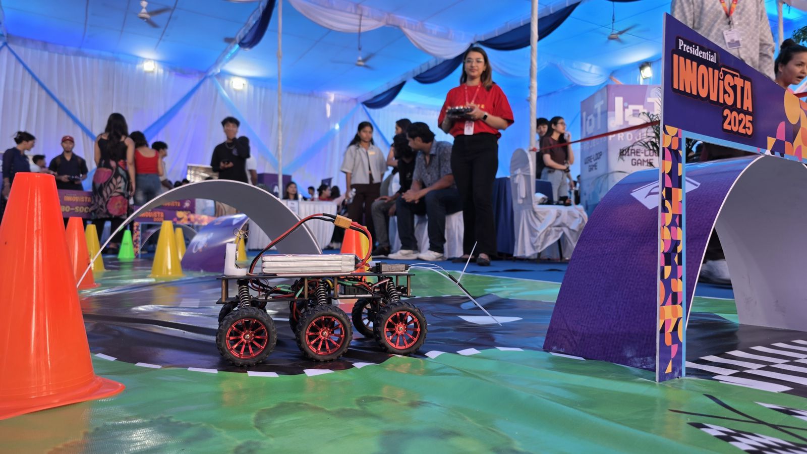 Presidential Innovista 2025: From Football-Playing Robots to Cybersecurity, 50 Student Projects Showcased in Kathmandu