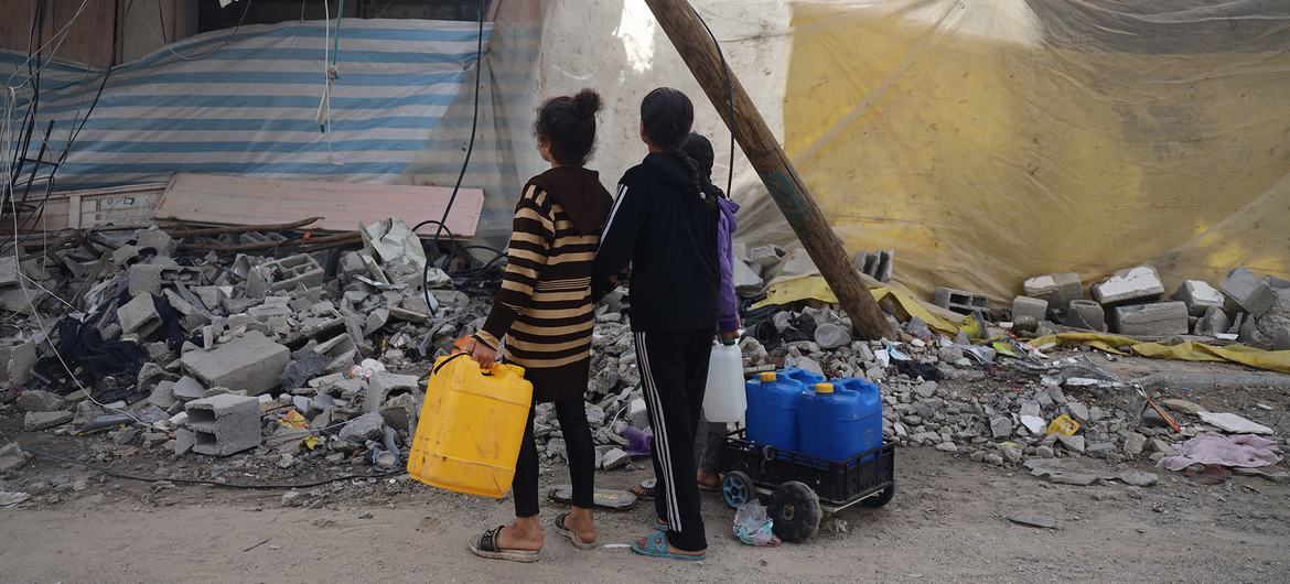 Gaza father's outrage after Israeli strike kills son 'searching for sip' at water point