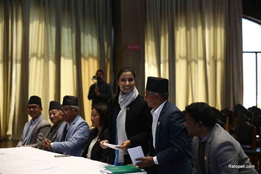 Indira Rana Magar files her candidacy for Deputy Speaker of HoR