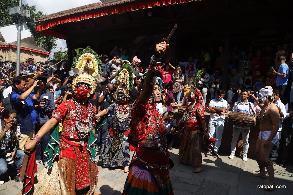 Indra Jatra begins in Kathmandu