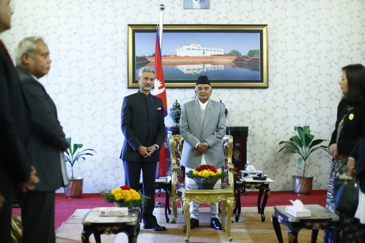 Indian Foreign Minister Jaishankar meets President Poudel