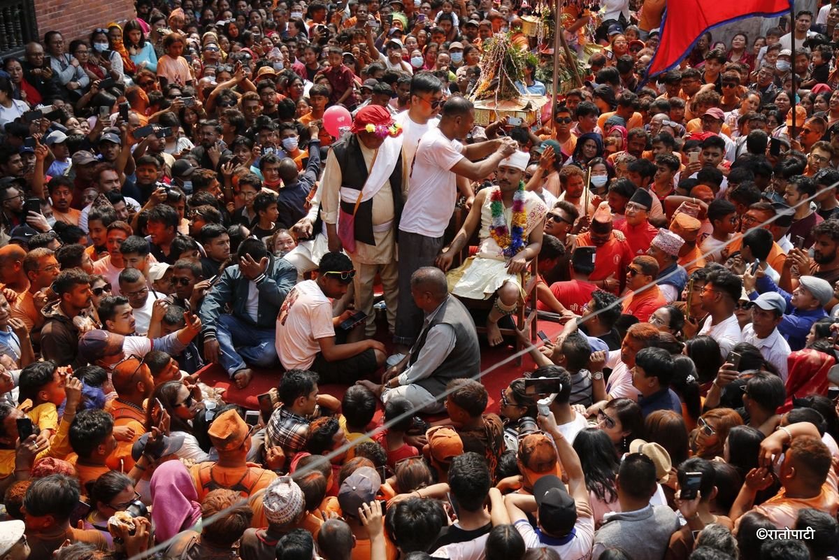 A Unique Festival Takes Place in Madhyapur Thimi Today