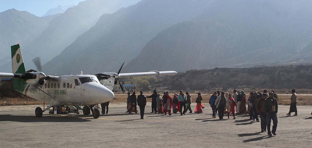 Flights on Jomsom-Pokhara route resumed