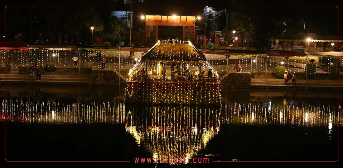 Photo Feature: Kamalpokhari decorated for Chhath festival