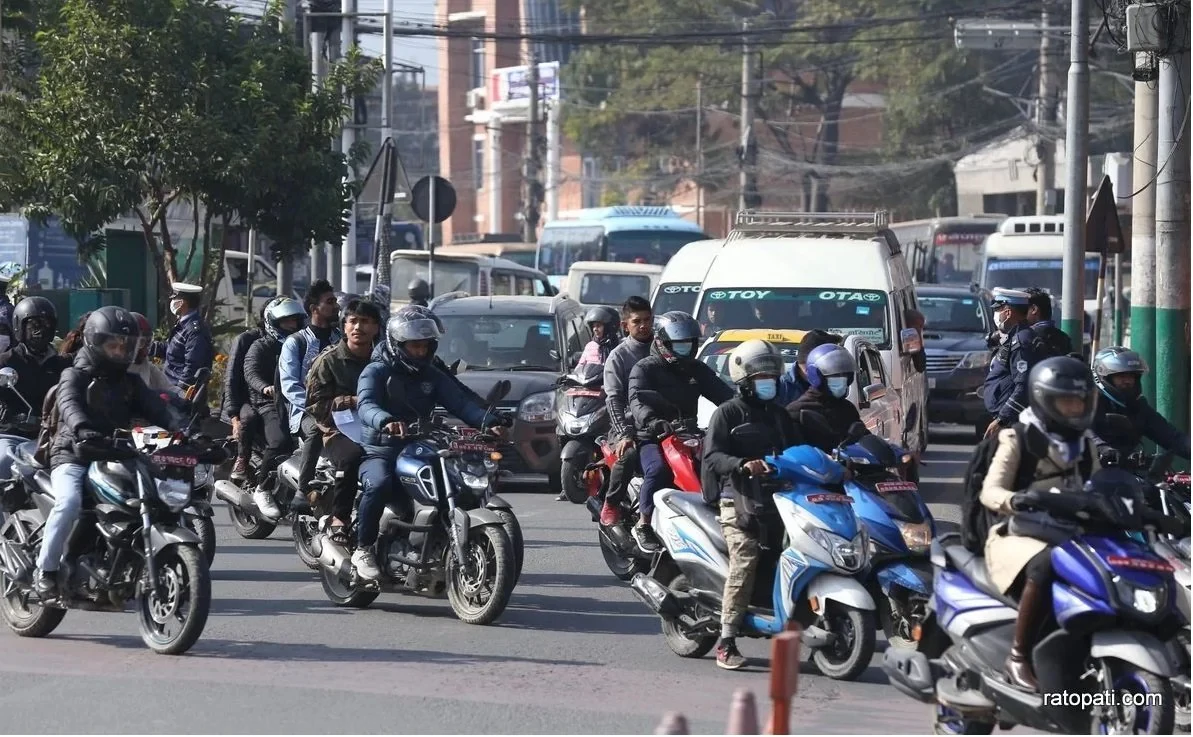 Demonstrations scheduled at three locations in Kathmandu, traffic diversions at 113 places