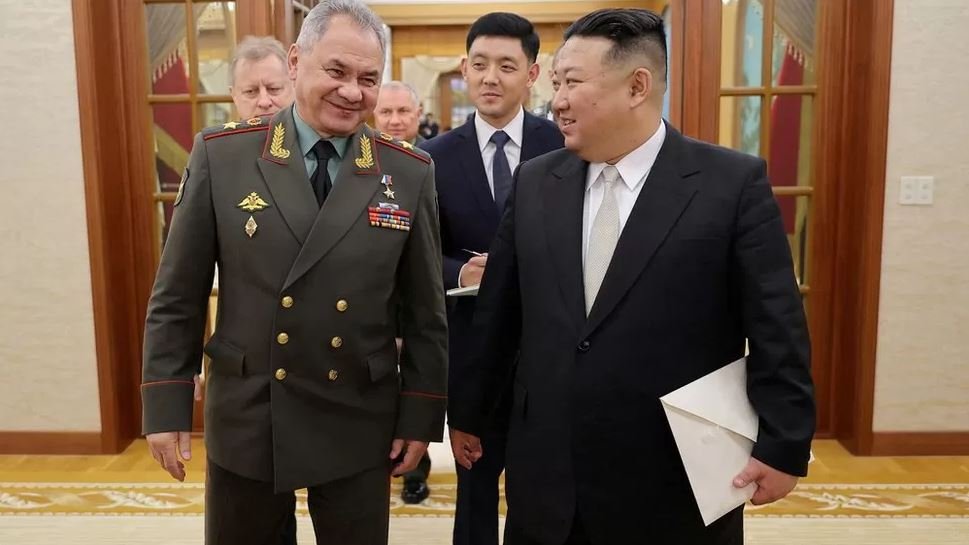 Kim Jong Un shows off missiles to Russia defence chief Shoigu