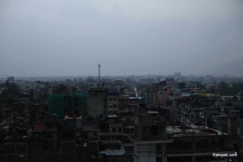 Air pollution up in Kathmandu Valley due to lack of adequate rainfall