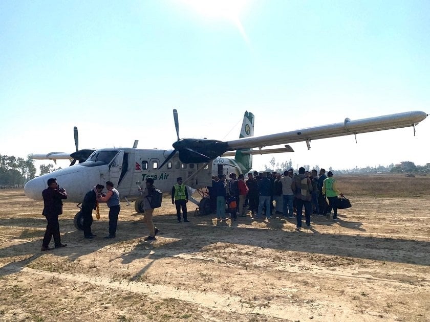 Kathmandu-Tikapur regular flight resumes after 27 years