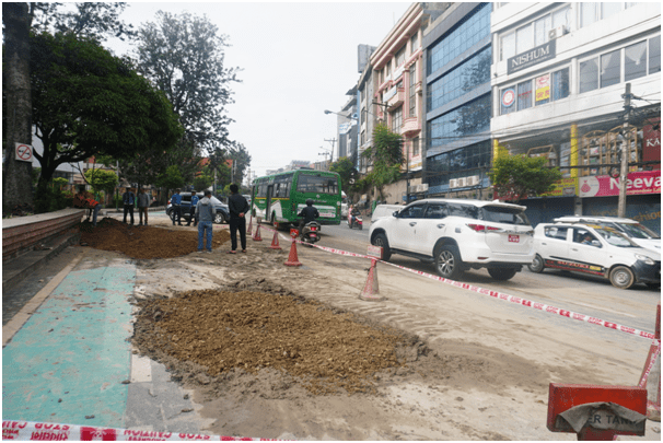 Kupandole road renovated, traffic resumes