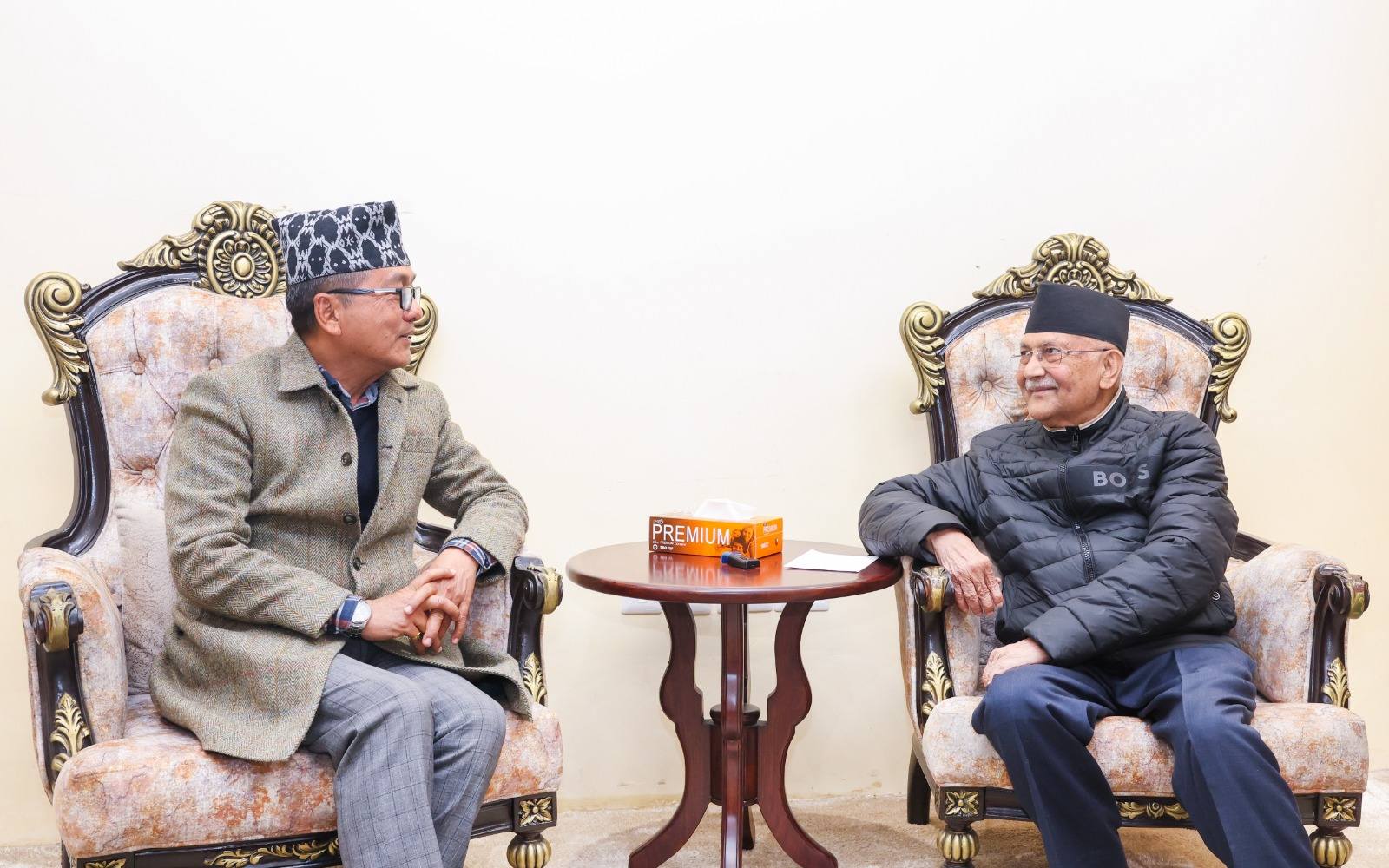 RPP Chair Lingden meets PM Oli