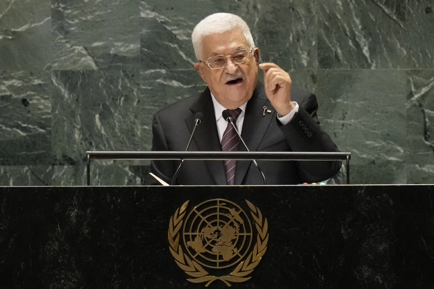 Leader of Palestinian Authority denounces Israeli Gaza offensive at UN, insists: ‘We will not leave’