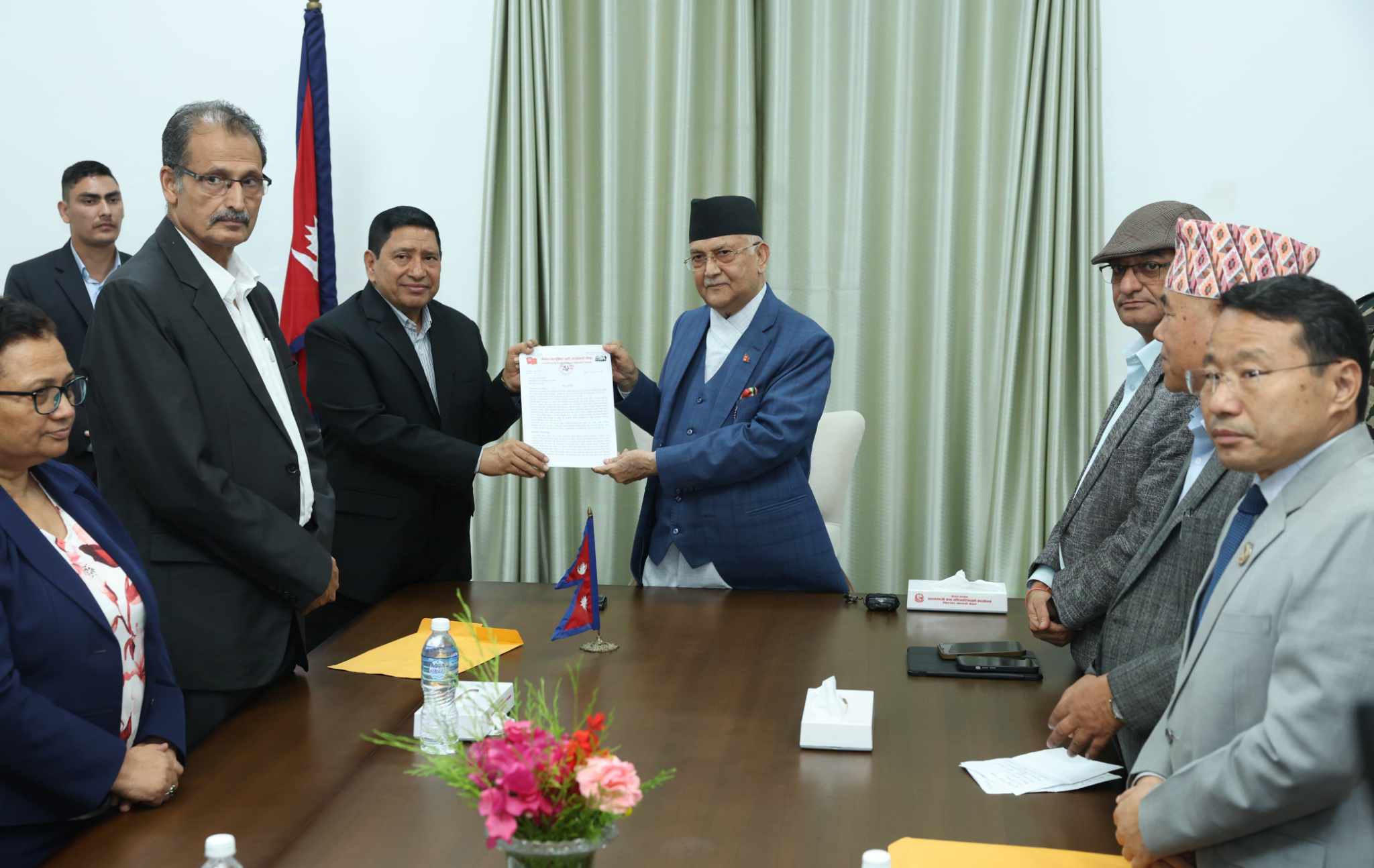 Maoist Centre urges PM Oli to address flood and landslide risks