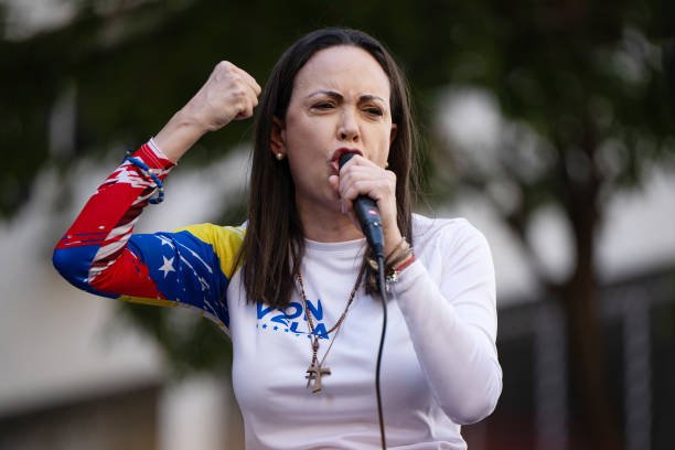 Venezuela opposition leader Machado free after brief detention, government denies involvement