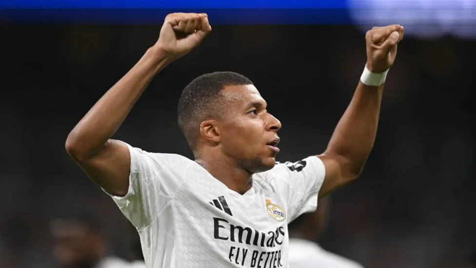 Mbappe scores first two La Liga goals in Real Madrid win