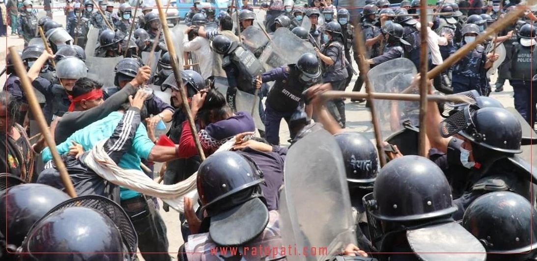 Police Clash with Metered-interest Victims (With Pictures)