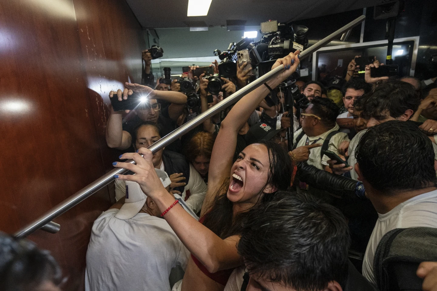 Protesters storm Mexico’s Senate