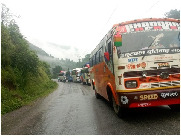 Mid Hill Highway blocked by landslides