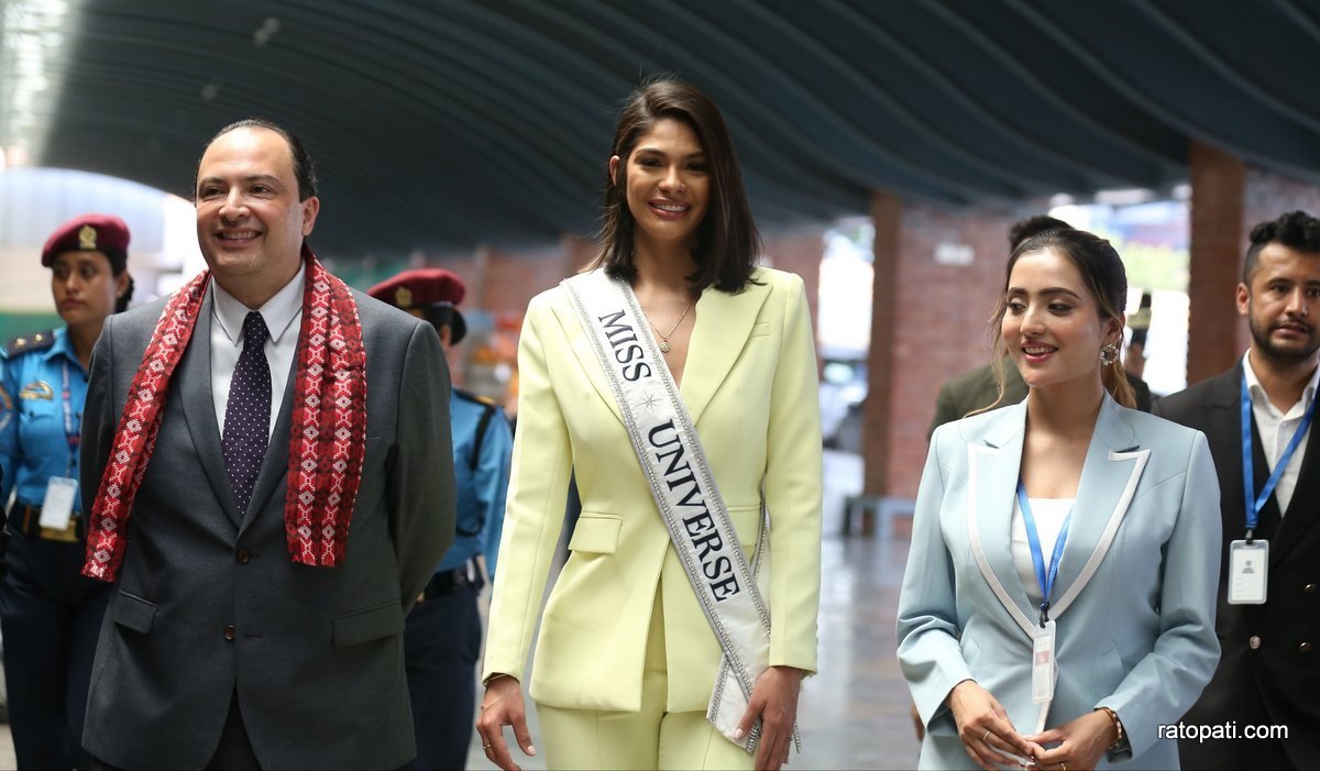 Miss Universe 2023 Sheynnis Palacios arrives in Nepal (Photos)