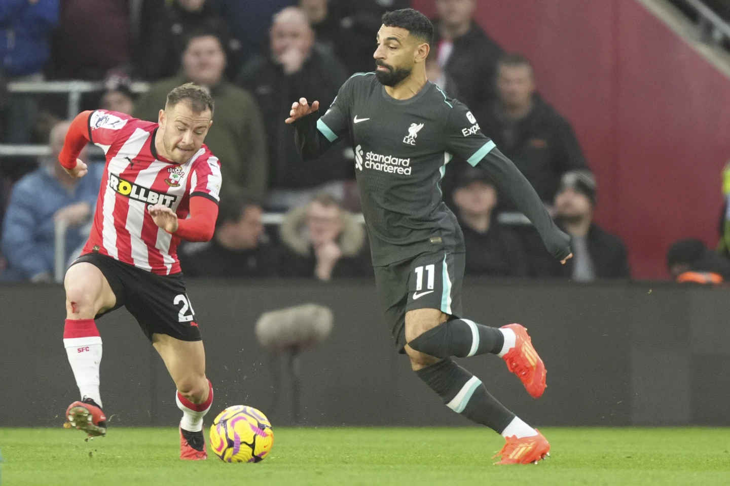 Salah double sends Liverpool 8 points clear in Premier League