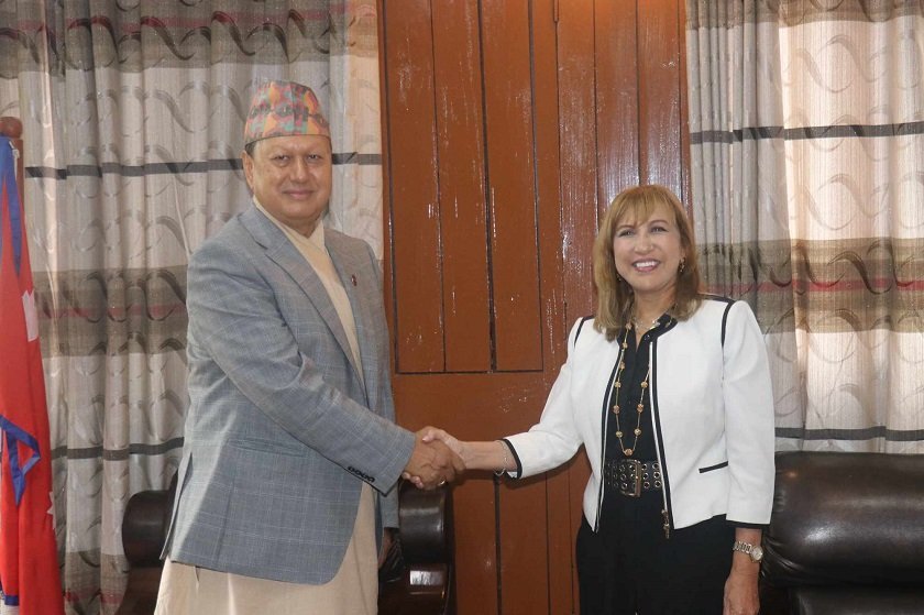 UN resident coordinator calls on Minister Basnet