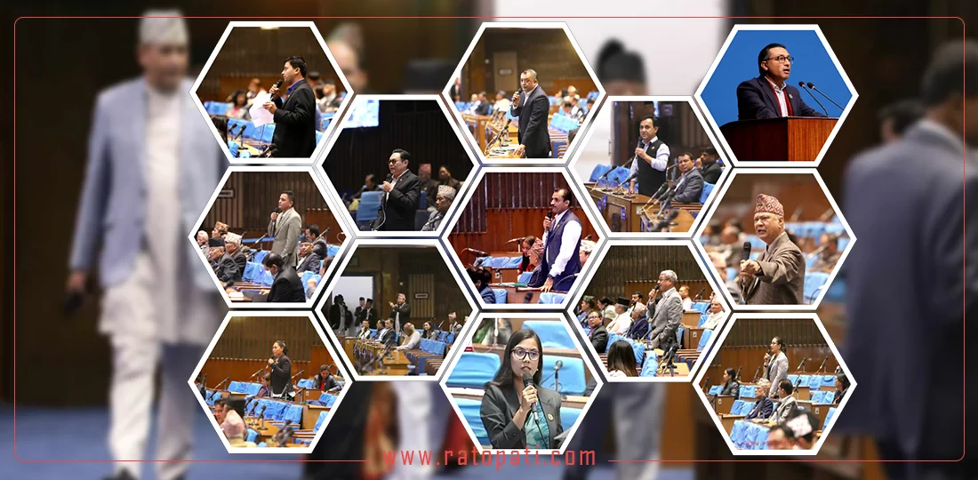 Public attention focuses on a few MPs' speeches, media highlights select voices