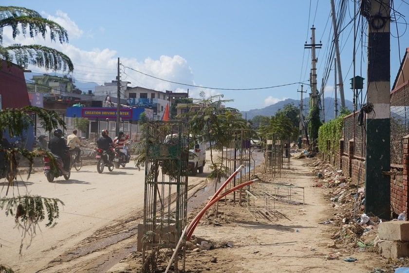 Mud and dust plague Bagmati Corridor