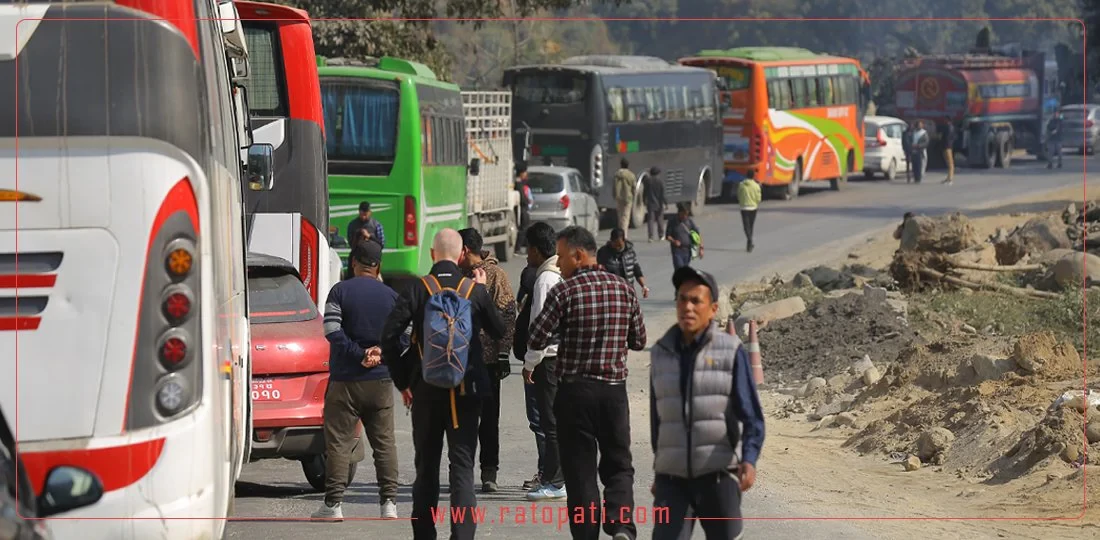 Roadwork on Muglin-Naubise section disrupts travel (photos)