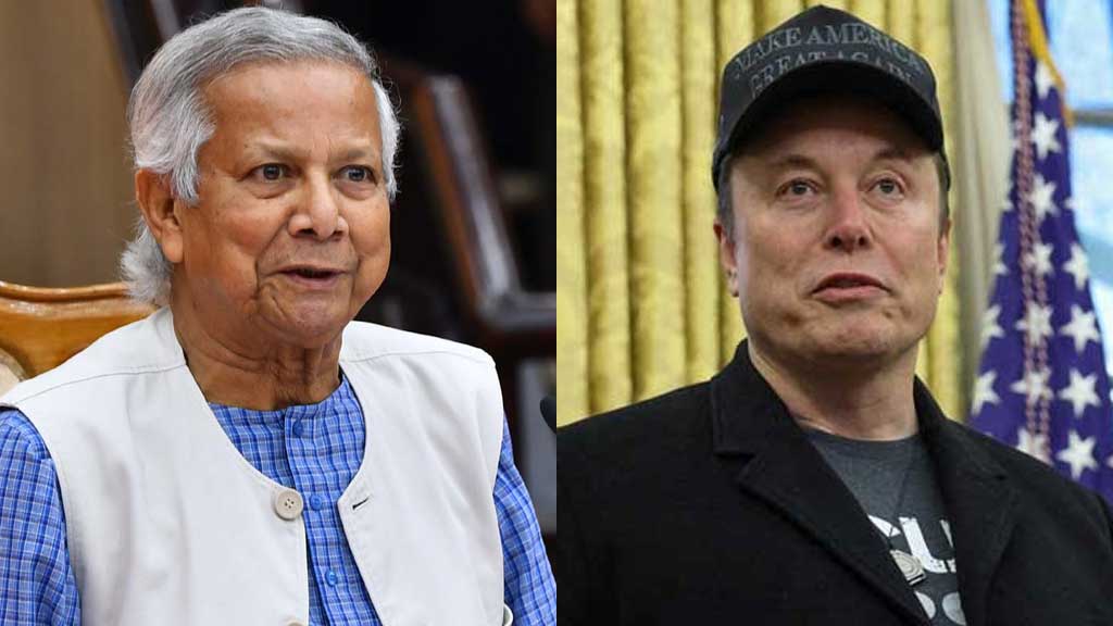 Yunus invites Musk to visit Bangladesh and roll out Starlink