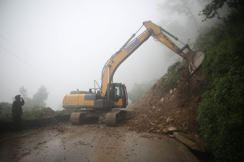 Naubise-Nagdhunga road disrupted