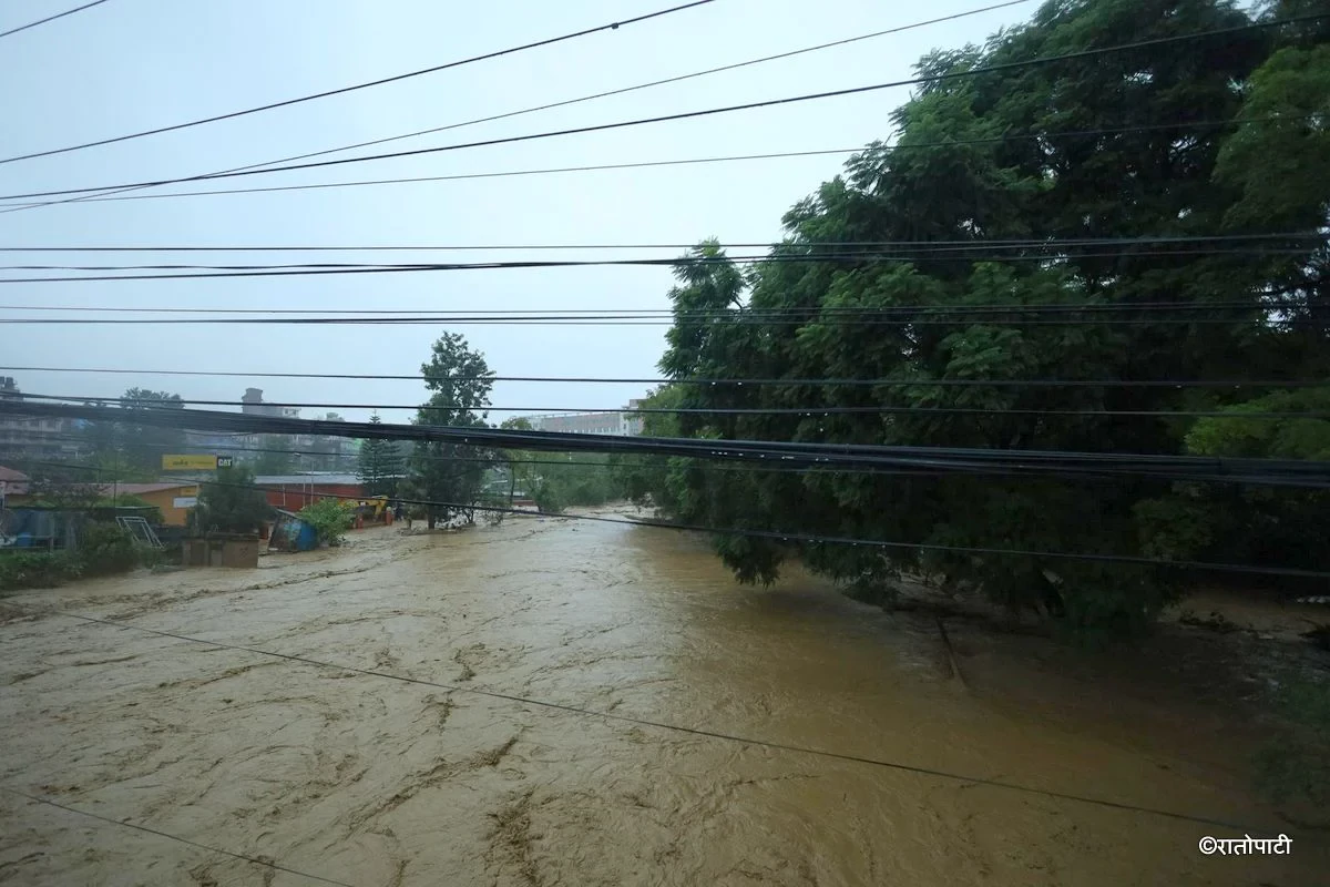 Flood in Nakkhu River sweeps away four people