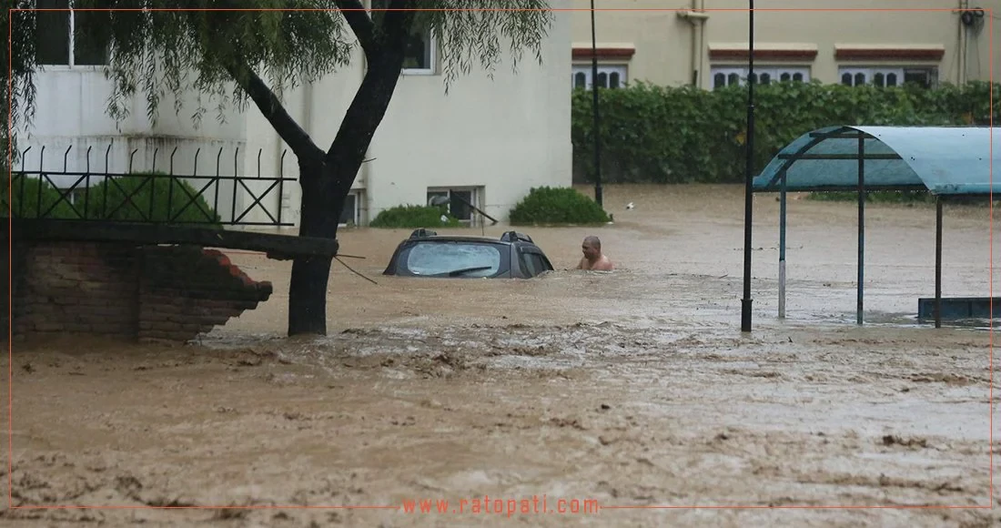 Nakkhu river floods: Mediciti Hospital area inundated (photos)