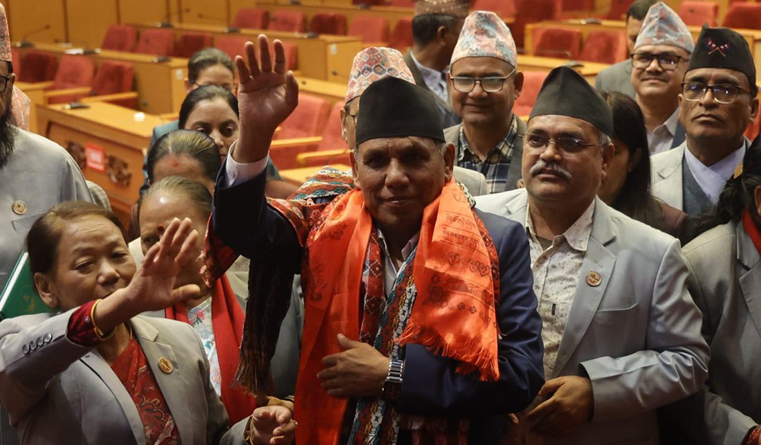 NA chair Dahal departs for Geneva