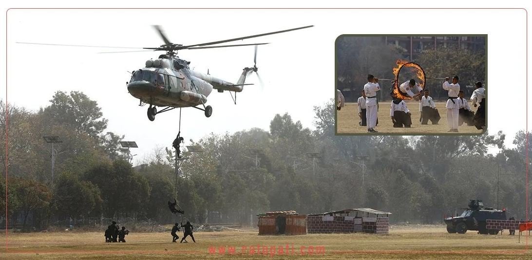 Nepali Army Skills Display On Army Day (With Pictures)
