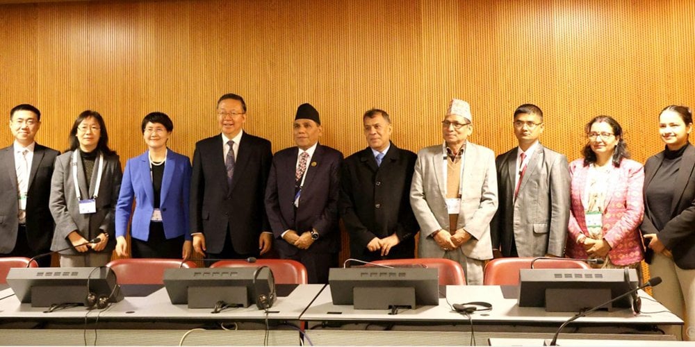 Nepali and Chinese parliamentary delegations meet in Geneva