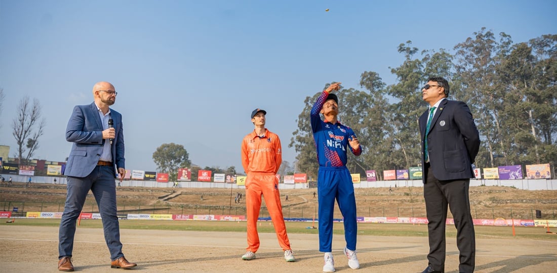 Nepal elects to bowl first against Netherlands in ICC CWC League 2 encounter