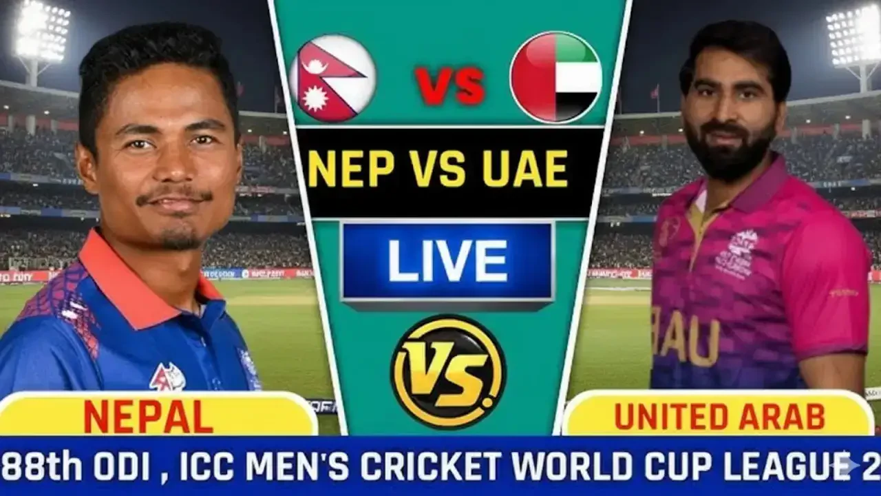 ICC World Cup Cricket League-2: Nepal and UAE competing today