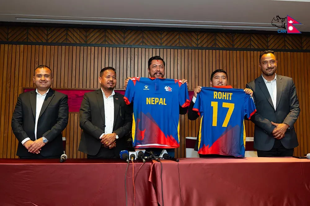 New jersey unveiled for Nepali cricket team ahead of ICC T20 World Cup