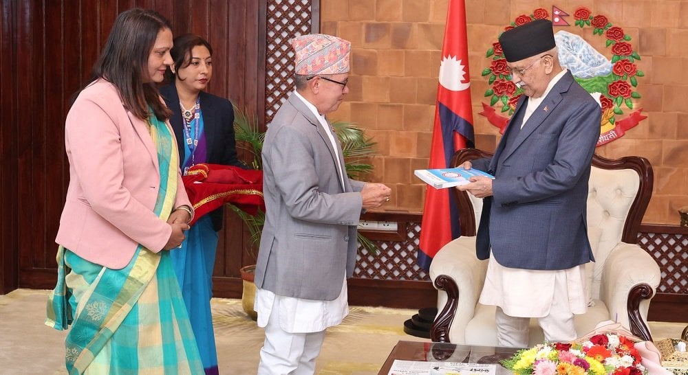 NIC submits annual report before PM Oli