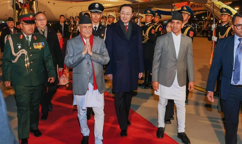 Prime Minister Oli in Beijing