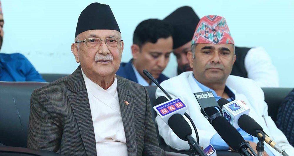 PM Oli urges players to dismantle conspiracy against national unity