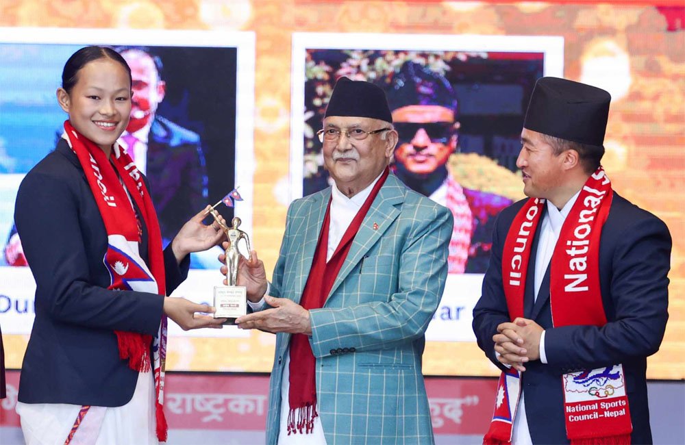 Nepal being known to world through sports: PM Oli