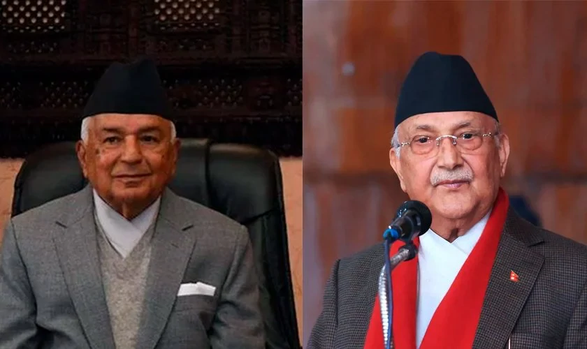 Old video of President Paudel criticizing PM Oli goes viral