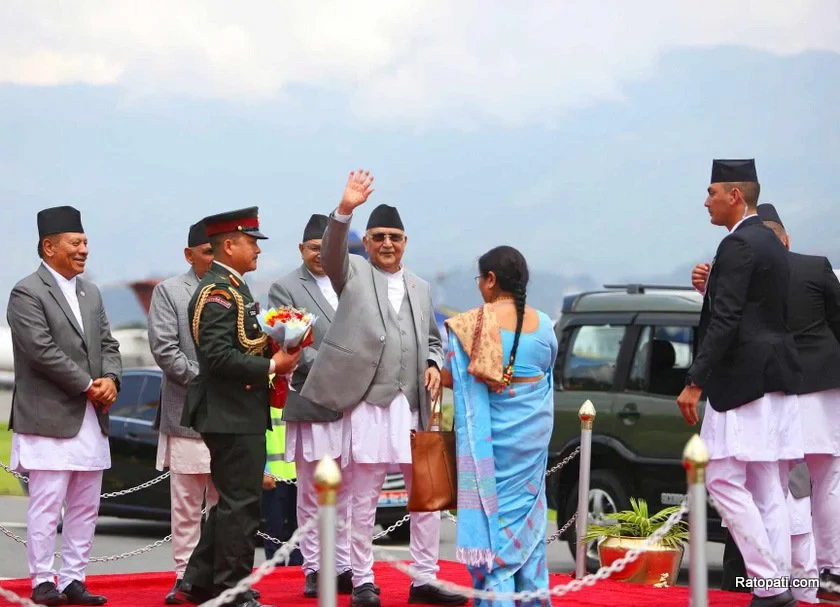 PM Oli to convene cabinet meeting upon return from USA