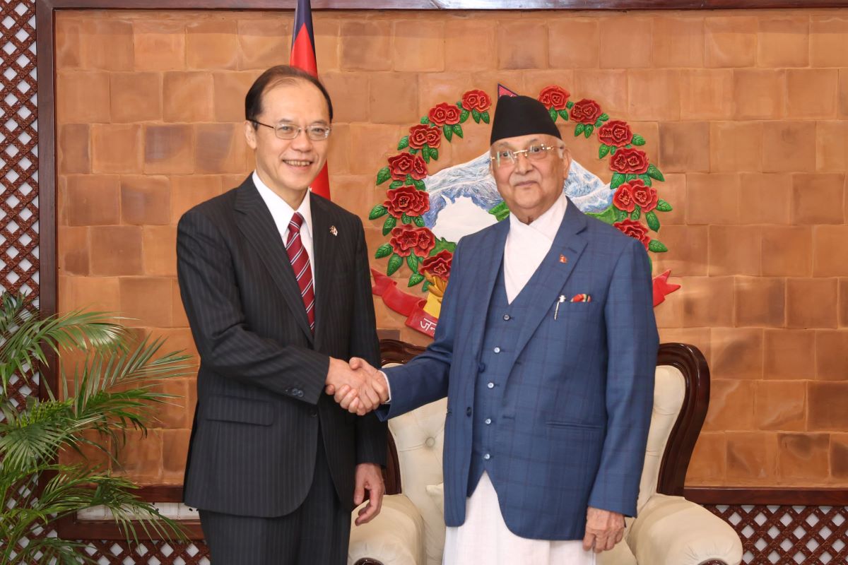 Japanese Ambassador pays courtesy call on PM Oli