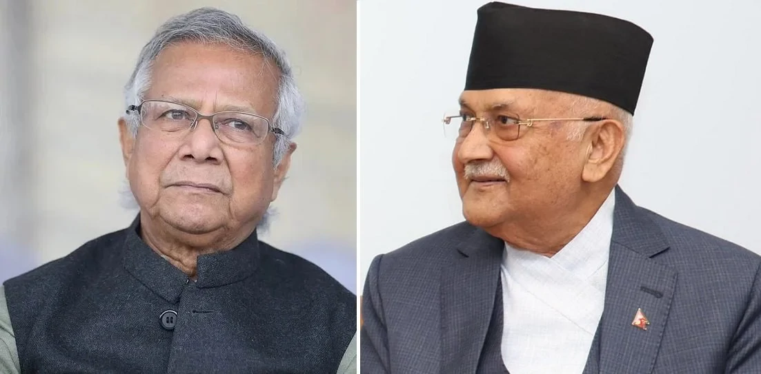 PM Oli meets head of Bangladesh interim govt Dr. Yunus at UNGA