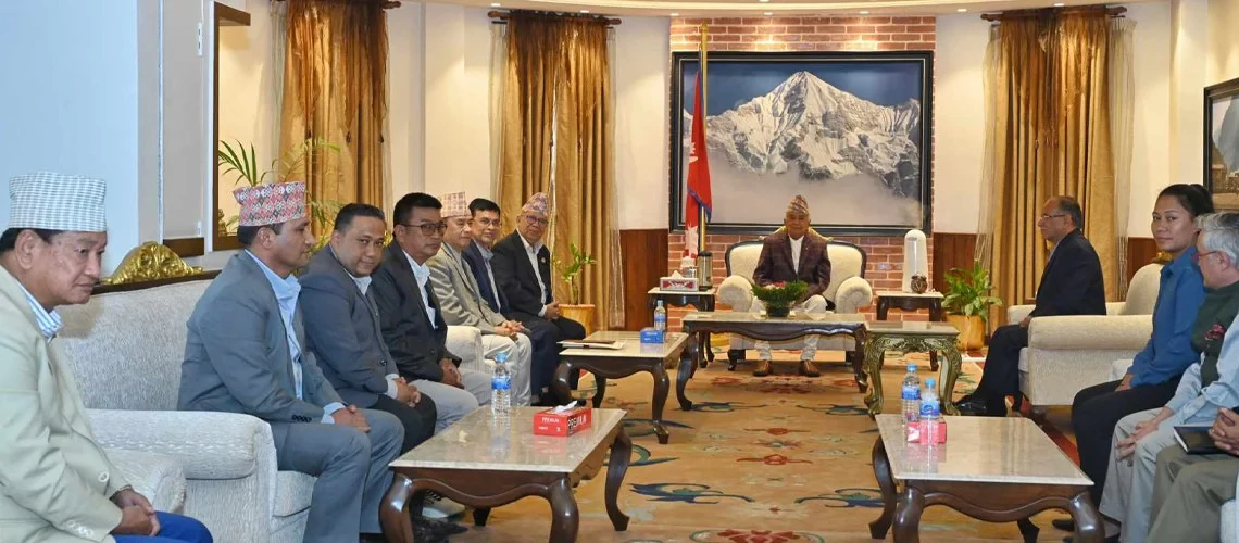 Opposition urge President Paudel to reject party split ordinance