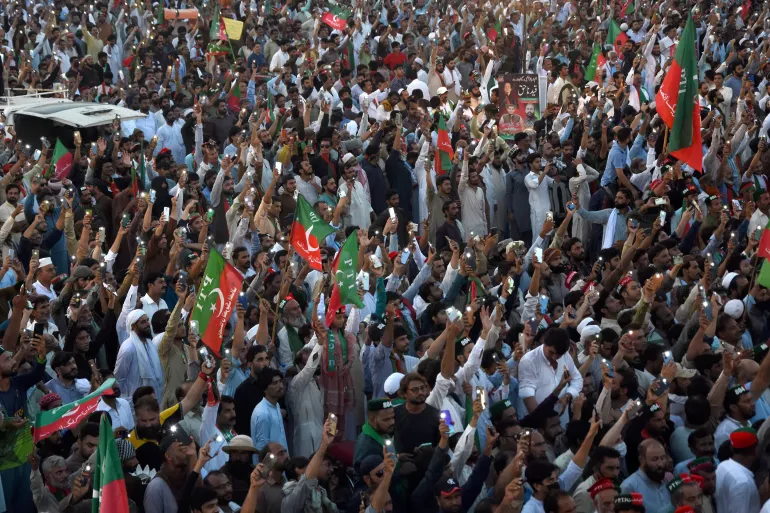 Thousands protest in Pakistan to demand ex-PM Imran Khan’s release