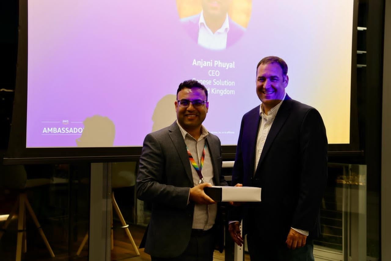 Seattle summit honors Genese Solution CEO Phuyal as 'Top AWS Ambassador'