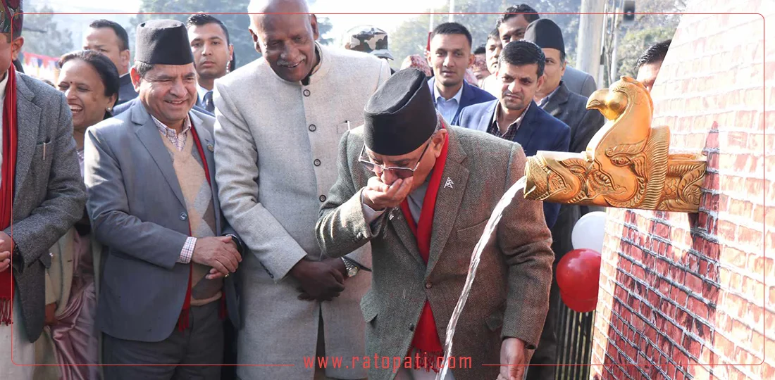 Prime Minister Dahal officially launches Melamchi drinking water redistribution