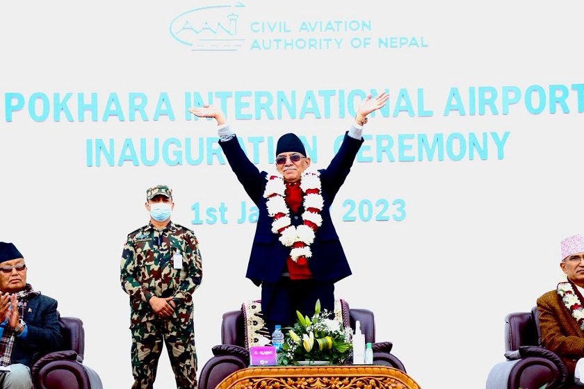 PM Dahal inaugurates Pokhara International Airport